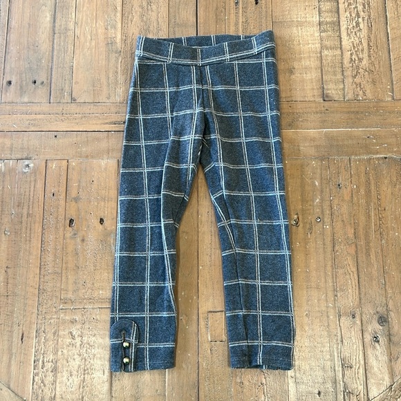 Janie and jack gray plaid leggings - Picture 1 of 5